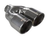 Embout d'échappement double rond 7124R