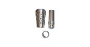 Pommeau Alu F2000 Silver 90mm