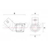 Embout d'échappement oval 7073