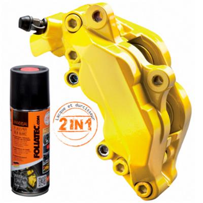 Spray Peinture Foliatec Jaune pour Etriers de Frein