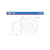 Ecope ronde revotec 145mm