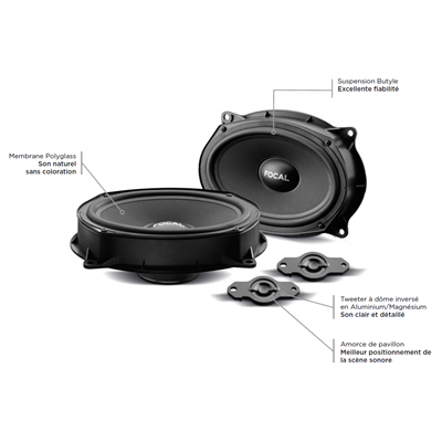 Haut Parleurs Elliptique 2 Voies Integration FOCAL IS RNI 690