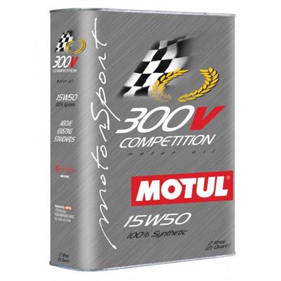 Huile moteur Motul 300V Competition 2L 15W50