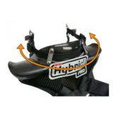 Système HYBRID SIMPSON PRO SLIDE LITE Quick Release FIA Clips Hans