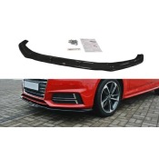 Lame Du Pare-Chocs Avant V.2 Audi A4 B9 S-Line Noir Brillant