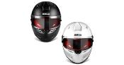 Casque Sparco Air Pro RF5W fibre avec intérieur rouge