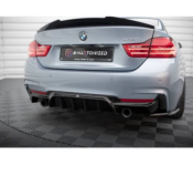 Diffuseur Arrière Complet BMW 4 Coupe / Gran Coupe/ CABRIO M-PACK F32 / F36 / F33 (VERSION AVEC ÉCHAPPEMENTS SIMPLES DES DEUX COTES)