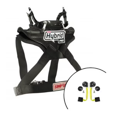 Système HYBRID SIMPSON PRO SLIDE LITE Quick Release FIA Clips Hans