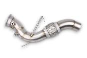 Downpipe Inox 335D 535d X5 X6 286cv pour suppression FAP 