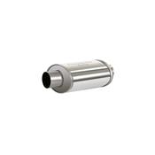 Silencieux universel coupe feu inox oval POWERSPRINT