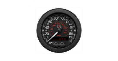 Compteur de vitesse GPS Stack 88mm noir 0-180mph et 290km/h