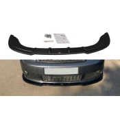 LAME DU PARE-CHOCS AVANT V.2 Audi A4 S-Line B6 Noir Brillant
