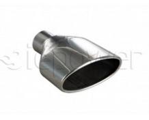Sorties inox ovale
