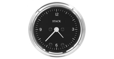 Horloge Stack Classic 52mm analogique fond noir