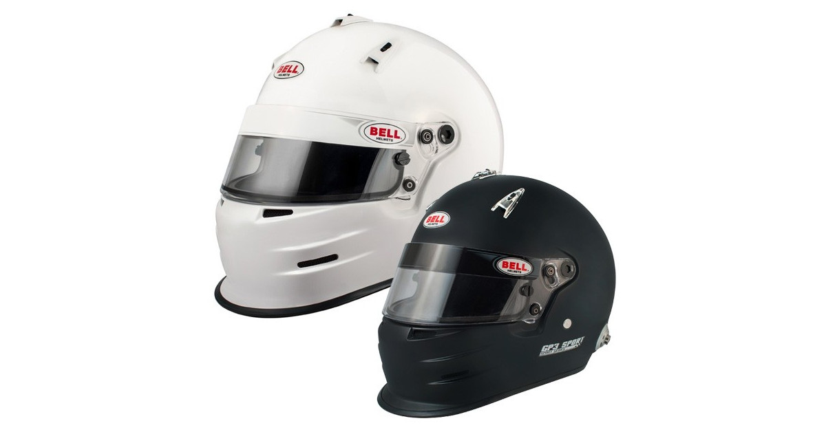 Casque Bell GP3 SPORT + clips HANS Bell