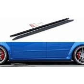 Rajouts Des Bas De Caisse Audi RS4 B7 Noir Brillant