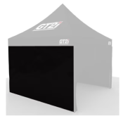 Mur noir tente GT2i Race & Safety 3M sans fenêtre (x1)